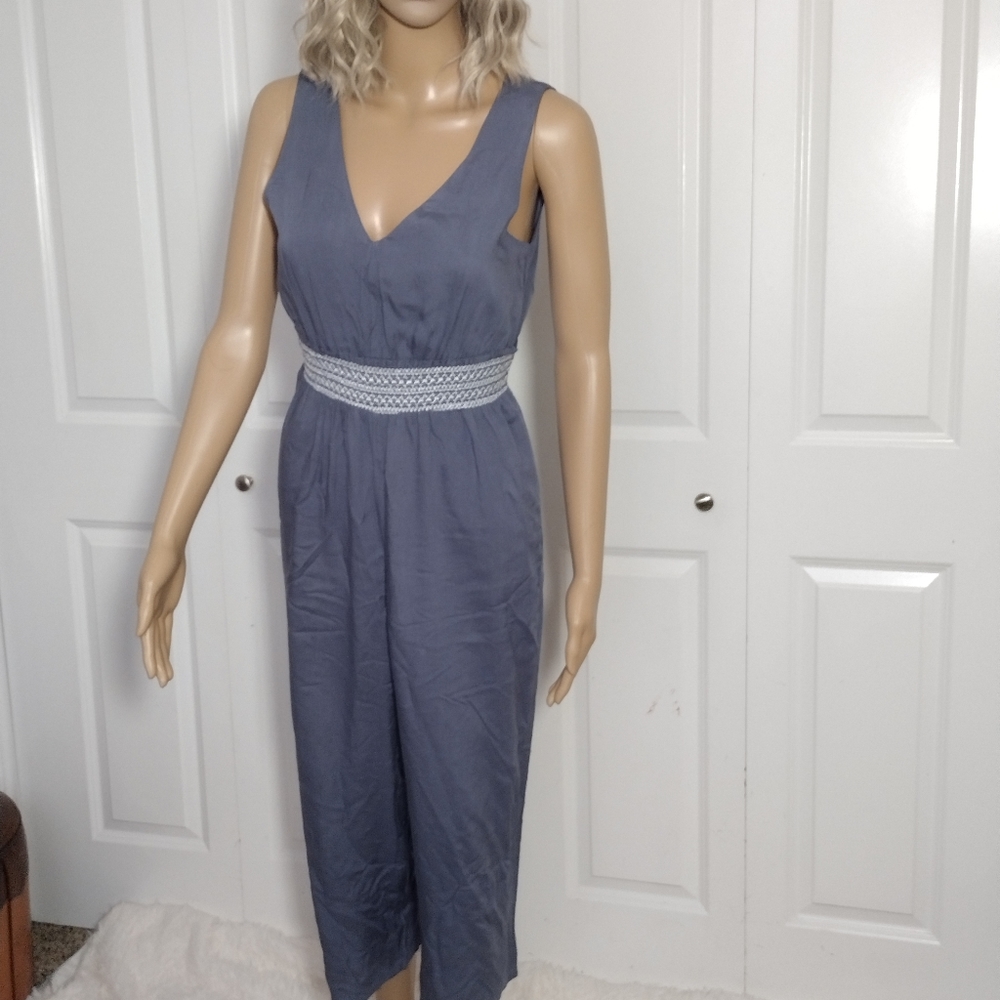 Steel blue romper